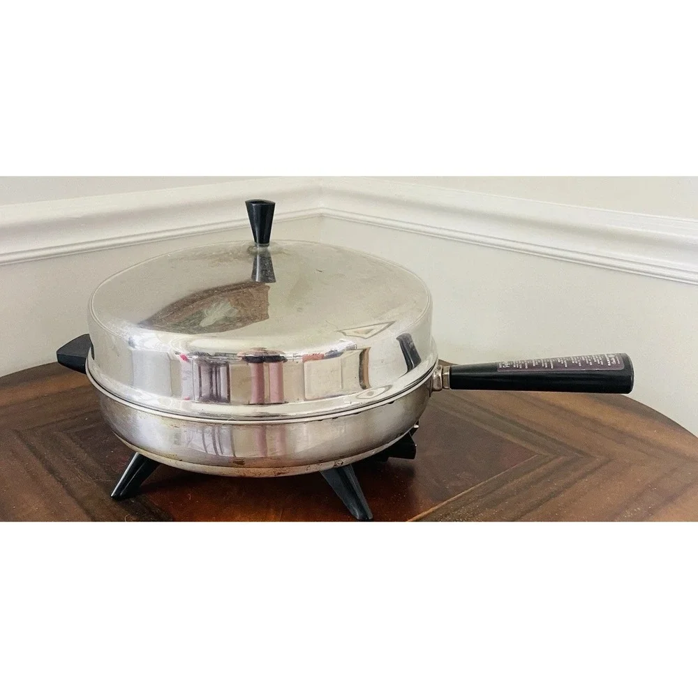 Farberware 312B Electric Fry Pan Stainless Steel 12